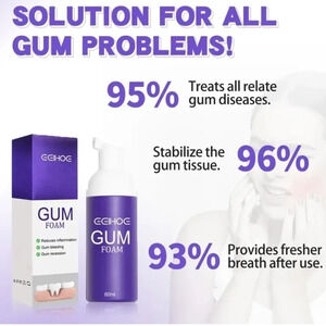 Foam mousse teeth whitening toothpaste- gum pain tooth treatment cleaner polish